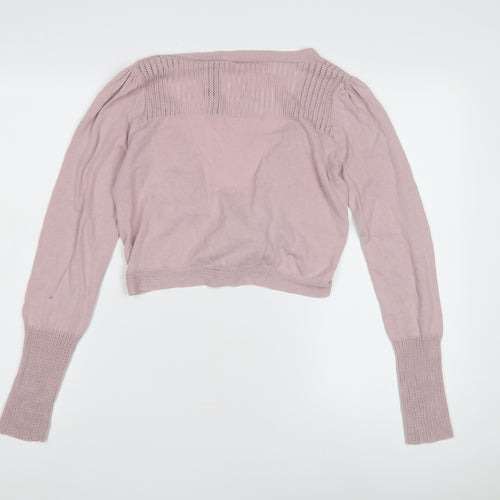 French Connection Women's Pink Cardigan M