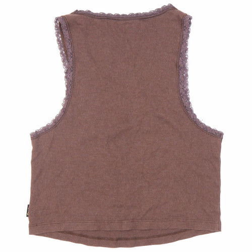 Superdry Women’s Brown Lace Tank Top Size S