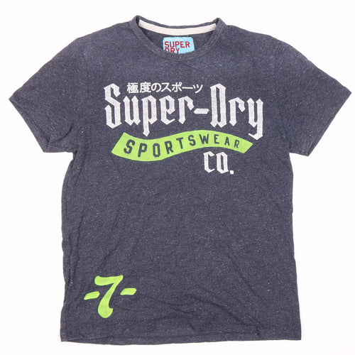 Superdry Men's Blue XL Graphic Print T-Shirt