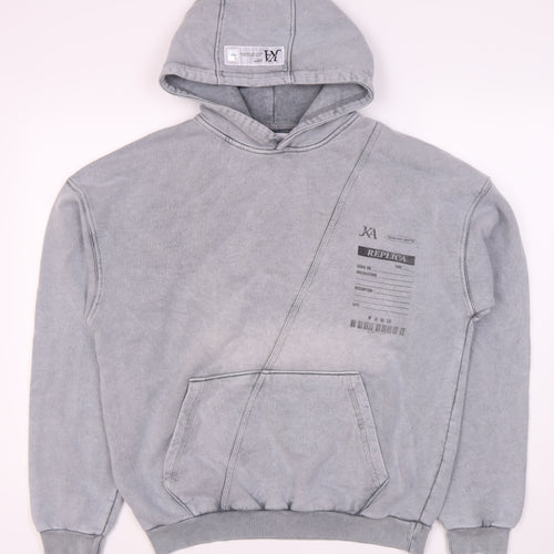 JK Attire Men's Grey XS Pullover Hoodie