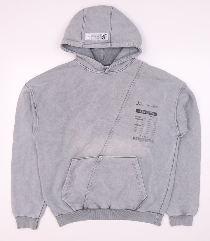 JK Attire Men's Grey XS Pullover Hoodie