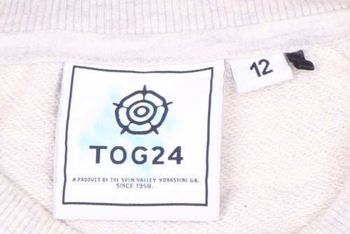 TOG24 Women's Ivory Pullover Sweatshirt Size 12