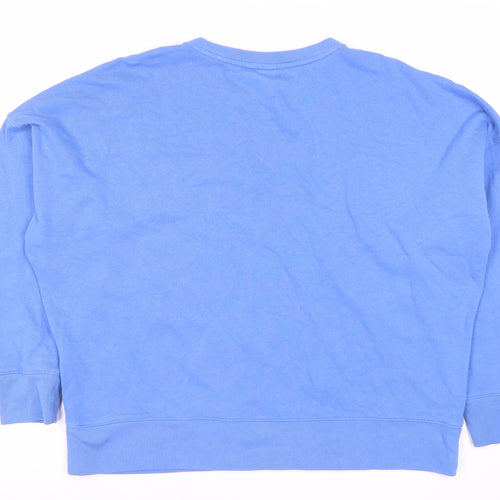 GAP Women's Blue Pullover Sweatshirt L Casual