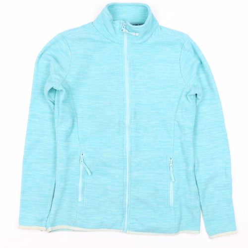 Mountain Warehouse Women's Blue Fleece Jacket Size 8