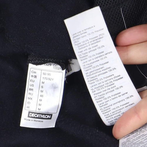Decathlon Women's Black Fleece Jacket Size S