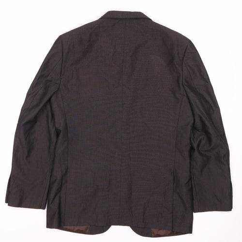 Pierre Cardin Men's Brown Slim Fit Suit Jacket, UK Size 38