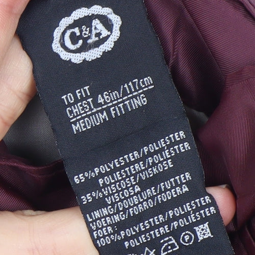 C&A Men's Black Blazer - 46 Regular Fit
