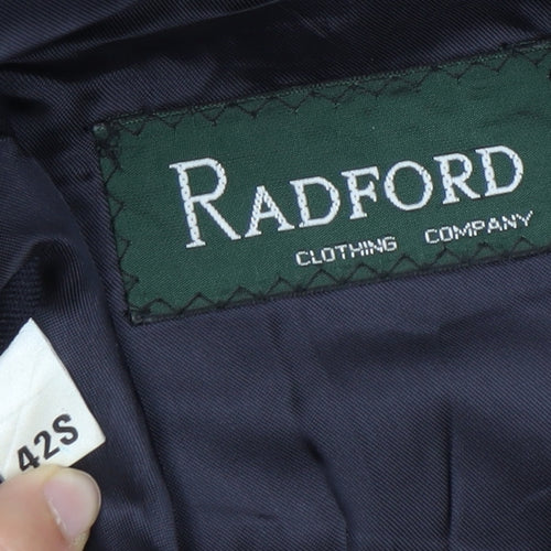 Radford Men's Blue Wool Blazer 42S