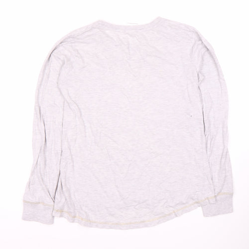 Strictly Come Dancing Girls Long Sleeve Grey Sequin Top 8-10