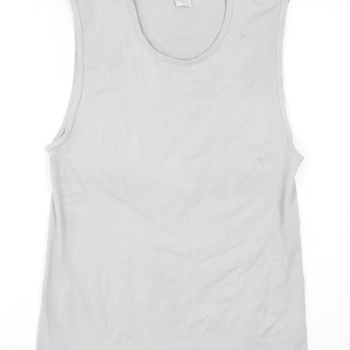 Puma Men's XL White Tank Top - Gym & Training Essential