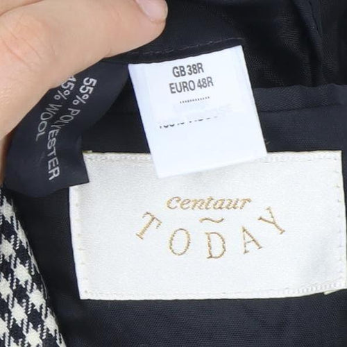 Centaur Today Unisex Houndstooth Suit Jacket 38R