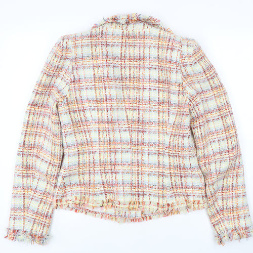River Island Women’s Multi Blazer 10 Plaid