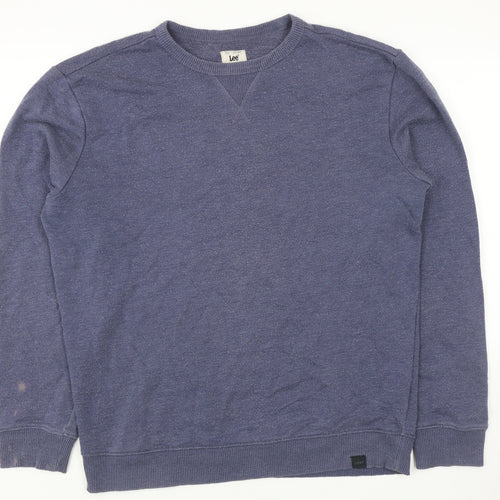 Lee Men's Blue Pullover Sweatshirt Size M