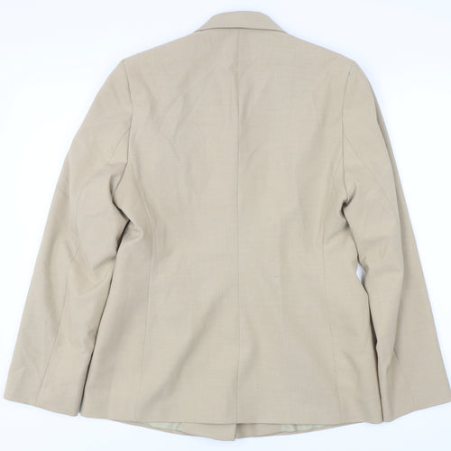 Next Women's Beige Blazer, Petite Fit, Size 8
