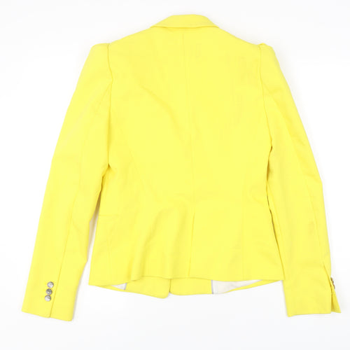 Zara Basic Women's Yellow Suit Jacket Size 8