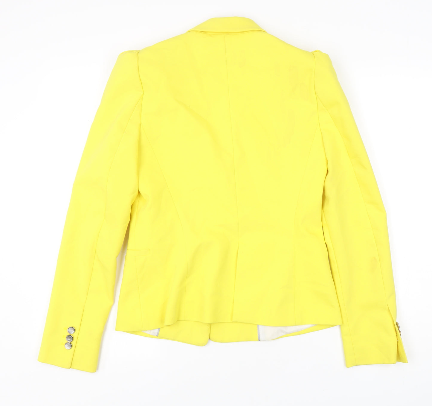 Zara Basic Women's Yellow Suit Jacket Size 8