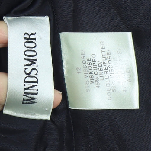 Windsmoor Women's Black Blazer, Size 12, Business
