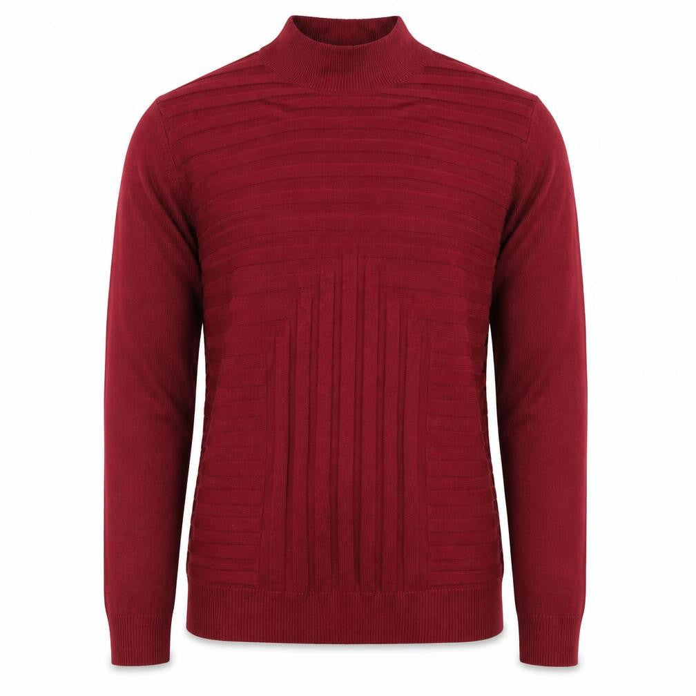 Principles Women's Red Mock Neck Pullover Jumper Size 14