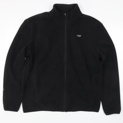 MP Men's Black Fleece Full Zip Jacket - L