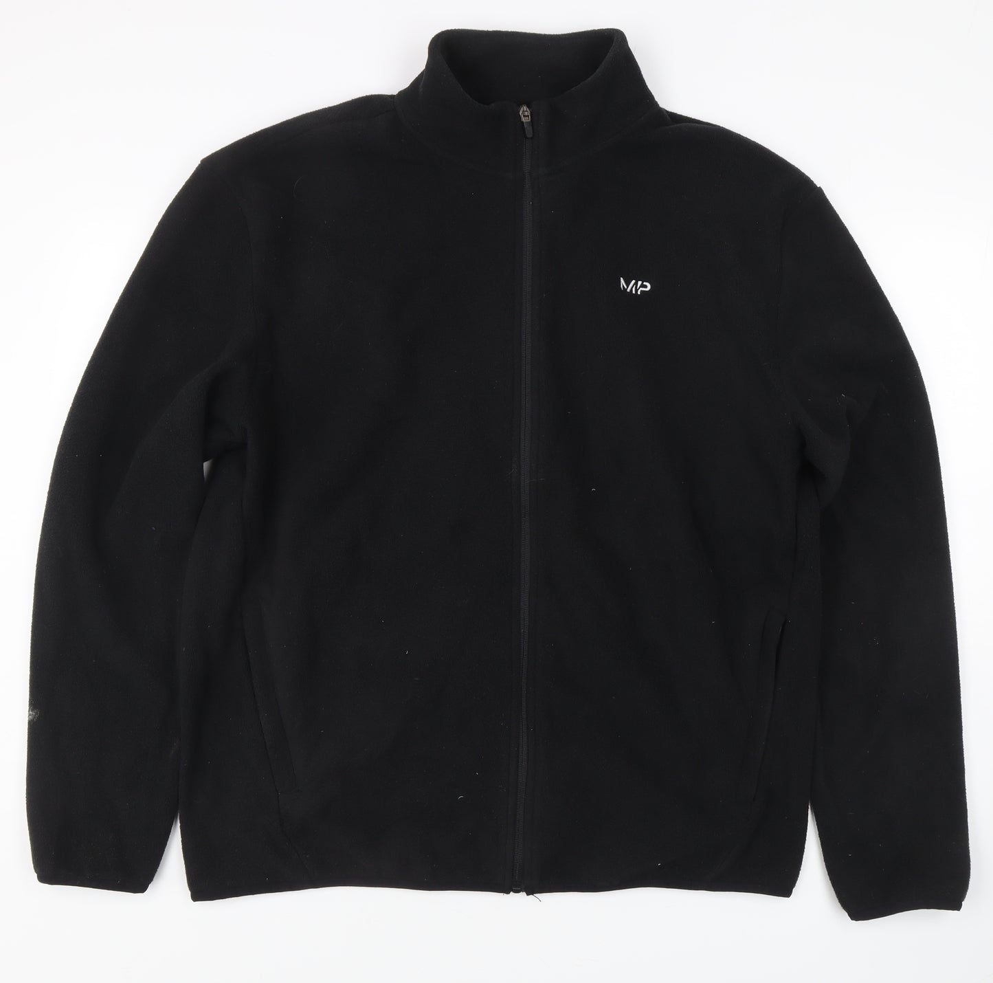 MP Men's Black Fleece Full Zip Jacket - L