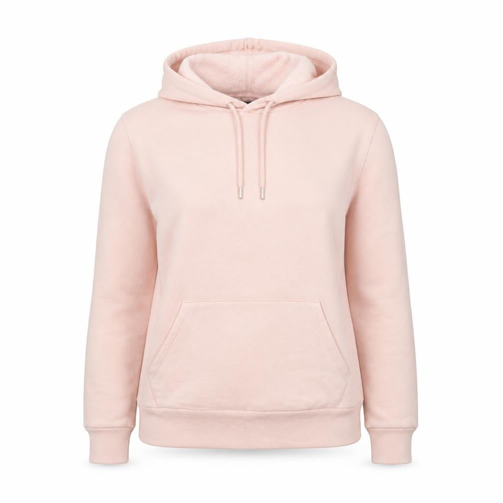 Front view of Marks & Spencer Women's Pink Pullover Hoodie, size 10