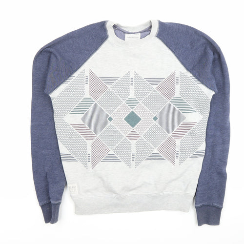 Nanny State Men's Multicoloured Pullover Sweatshirt S