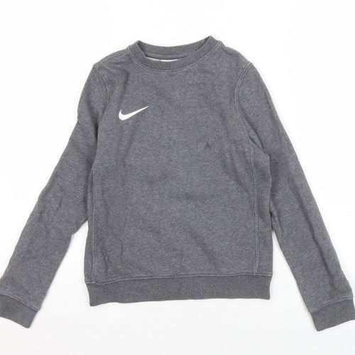 Nike Boys Grey Pullover Sweatshirt, Size 128-137 cm