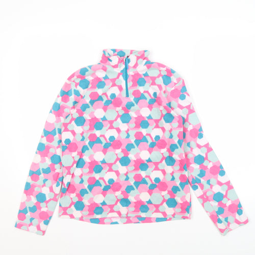 Mountain Warehouse Girls Geometric Fleece Sweatshirt