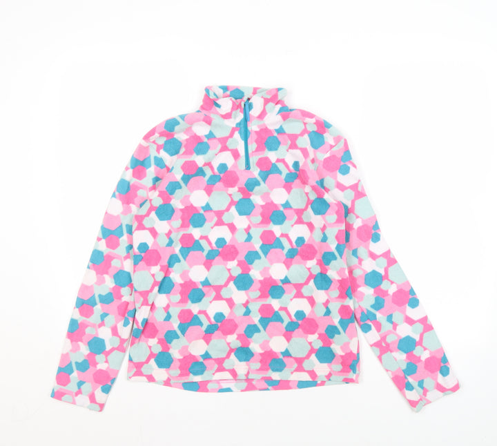 Mountain Warehouse Girls Geometric Fleece Sweatshirt