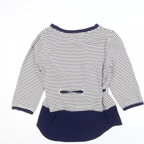 Kaleidoscope Women's Striped 3/4 Sleeve Top