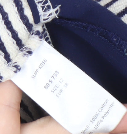 Kaleidoscope Women's Striped 3/4 Sleeve Top