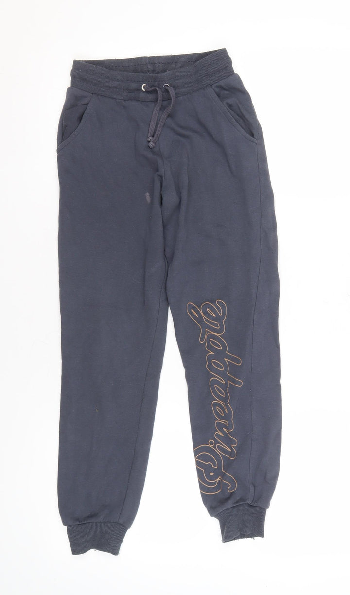 Primark Girls Blue Jogger Trousers 9-10 Years