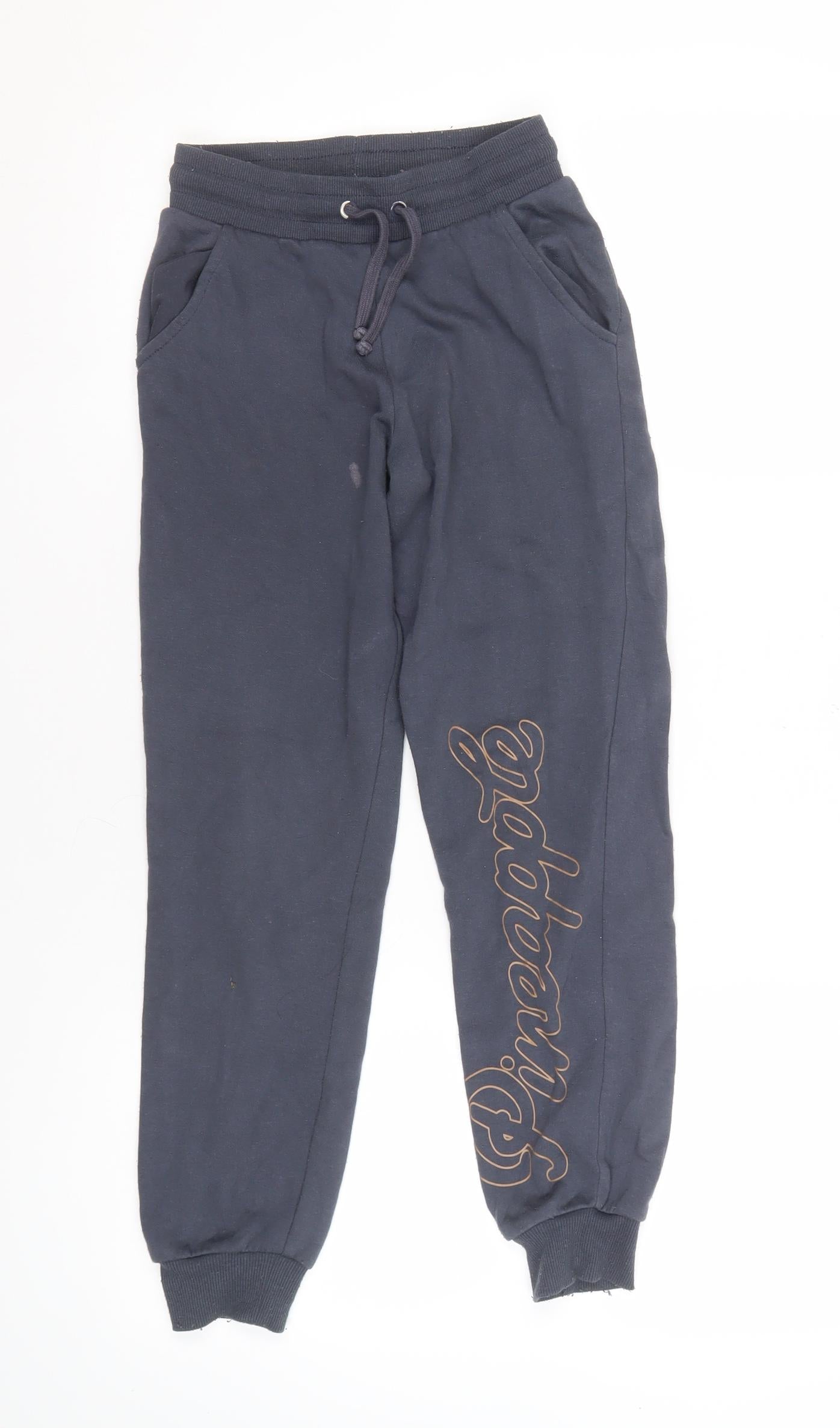 Primark Girls Blue Jogger Trousers 9-10 Years
