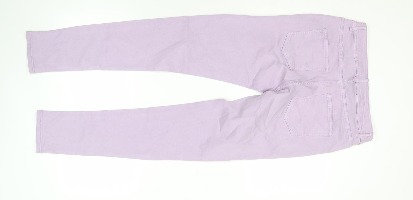 Next Women's Purple Skinny Jeans Size 12 Tall