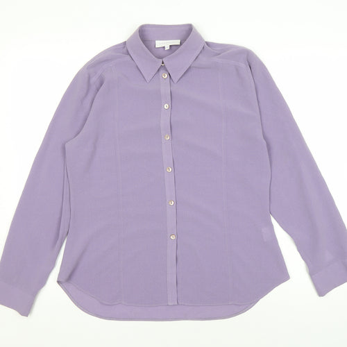 Autonomy Women's Purple Button-Up Shirt Size 12
