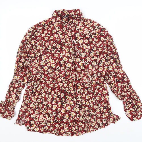 Next Women's Floral Multicoloured Blouse UK 14