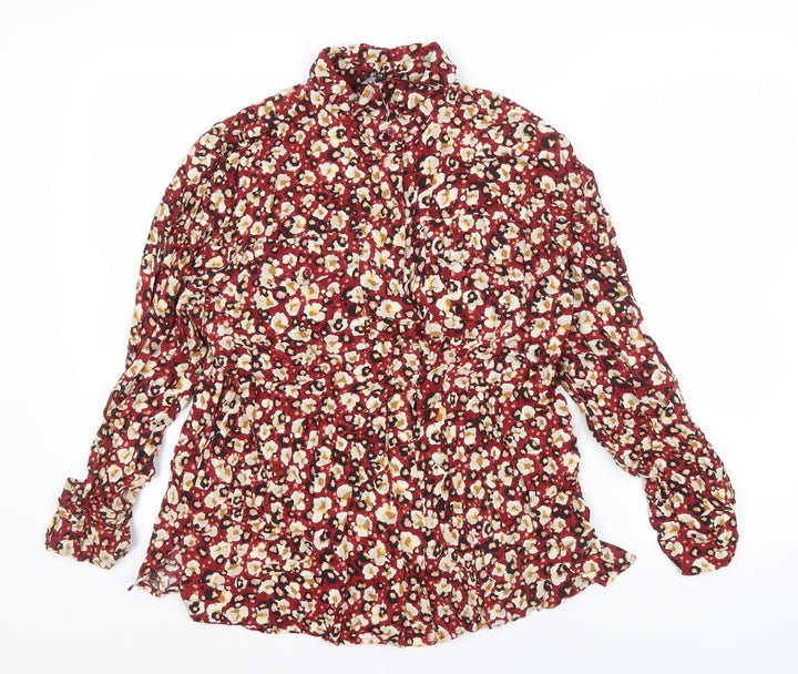 Next Women's Floral Multicoloured Blouse UK 14