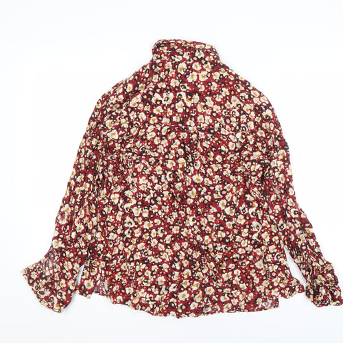 Next Women's Floral Multicoloured Blouse UK 14