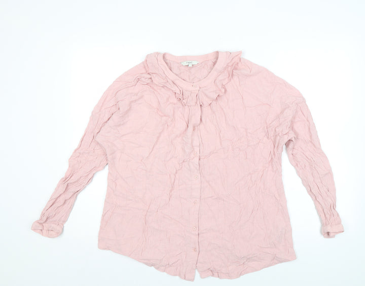 Next Women's Pink Long Sleeve Blouse Size 18