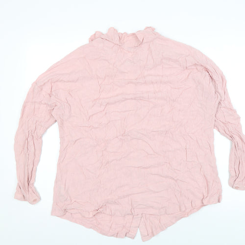 Next Women's Pink Long Sleeve Blouse Size 18