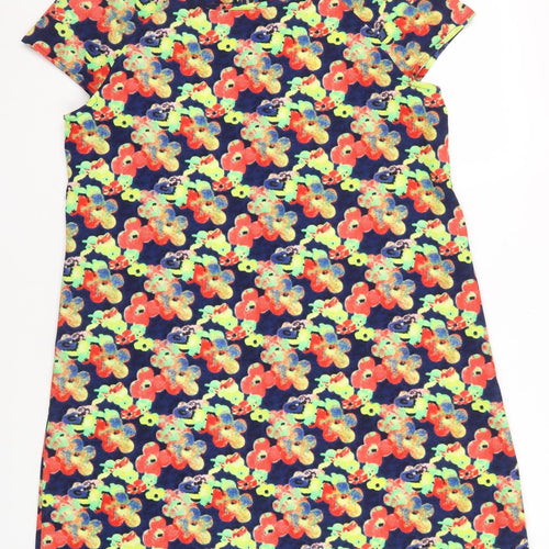 River Island Women's Multicoloured Floral Shift Dress