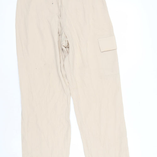 Classics Women's Beige Straight Trousers Size 12