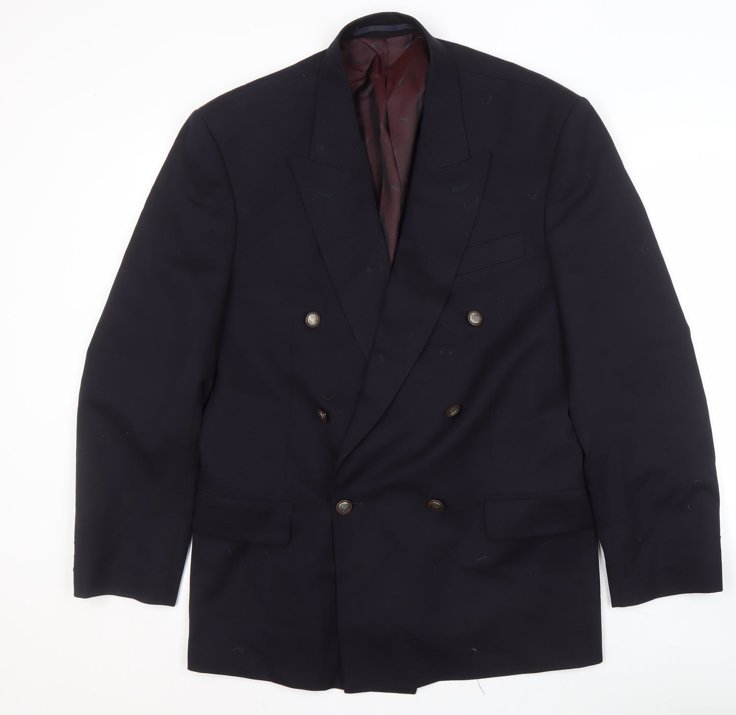 Berwin & Berwin Men's Black Wool Blazer, Size 42, Elegant Formal Wear