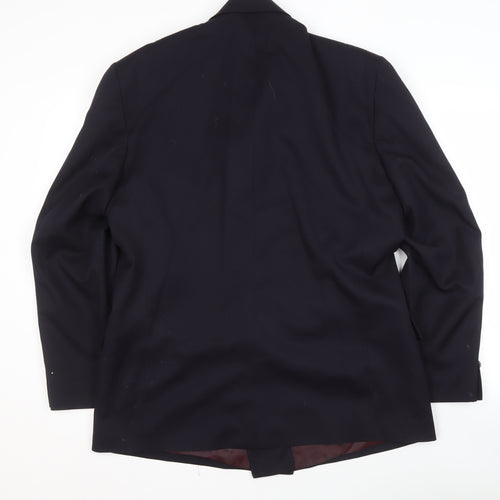 Berwin & Berwin Men's Black Wool Blazer, Size 42, Elegant Formal Wear