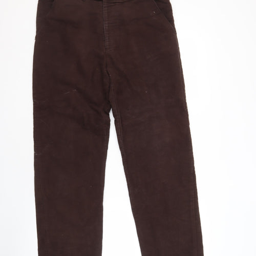 Hoggs of Fife Men's Brown Cotton Trousers 36W 31L