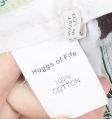 Hoggs of Fife Men's Brown Cotton Trousers 36W 31L