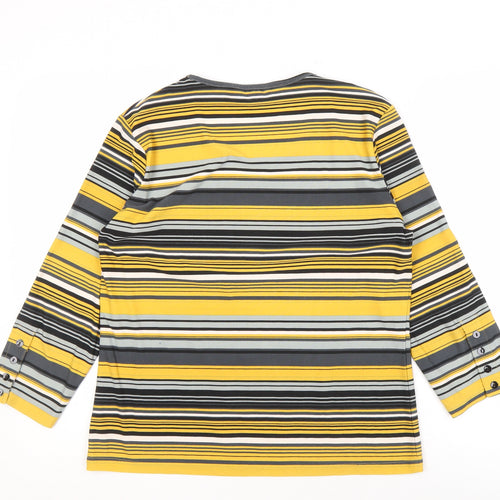 Alexara Women's Striped Multicolour Long Sleeve Top