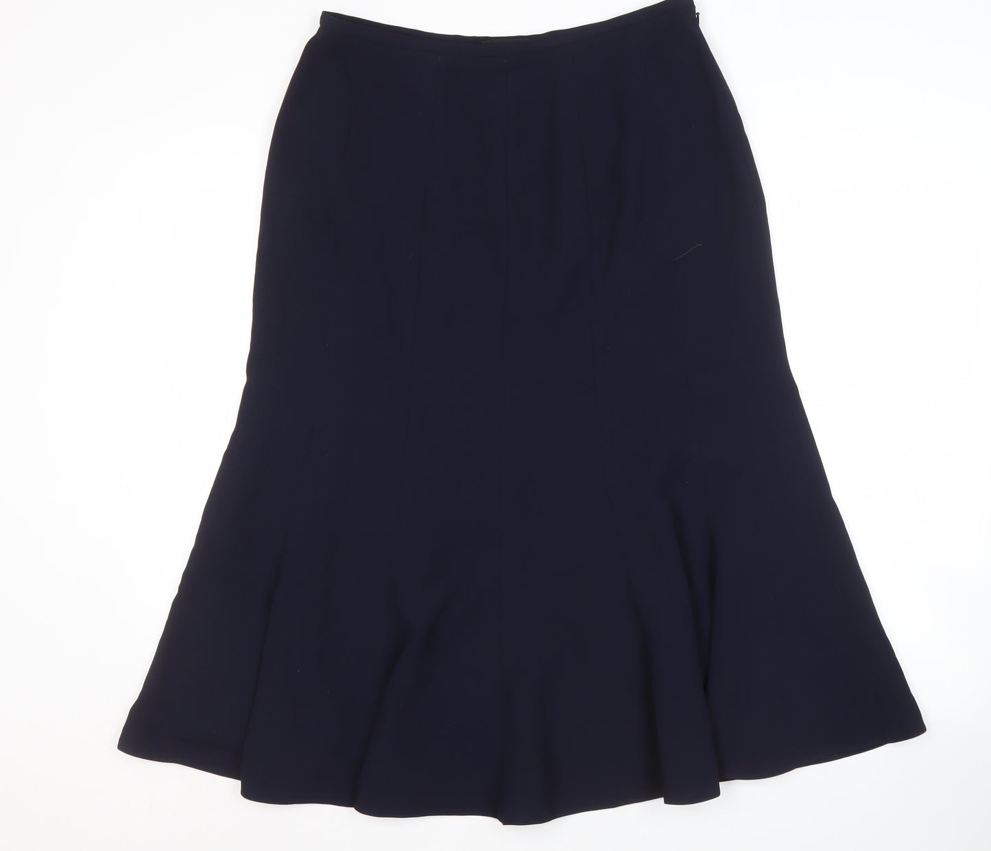 Jacques Vert Women's Blue Polyester Skirt Size 14