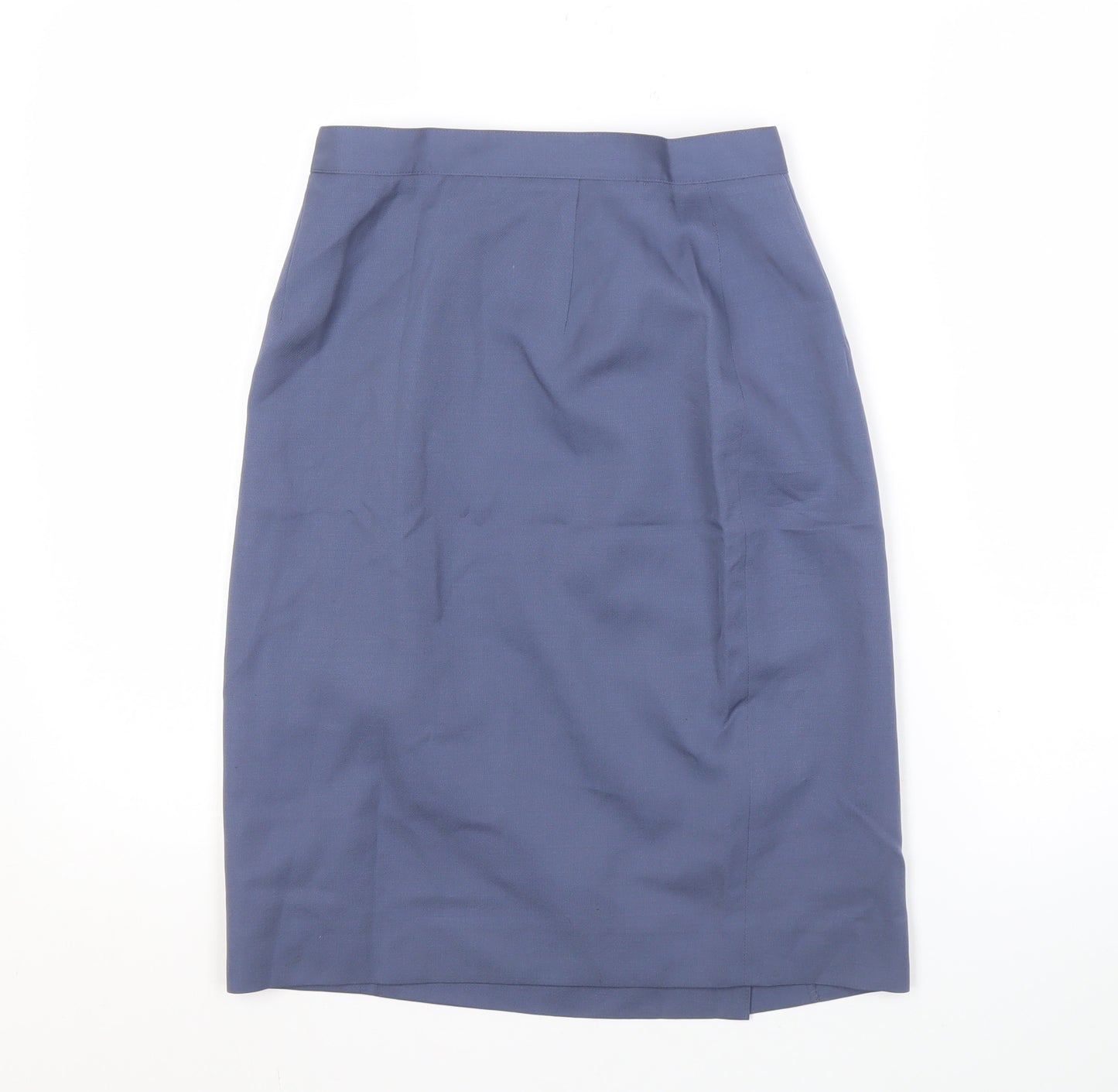 Talbots Women's Blue Wool Pencil Skirt, Size 4