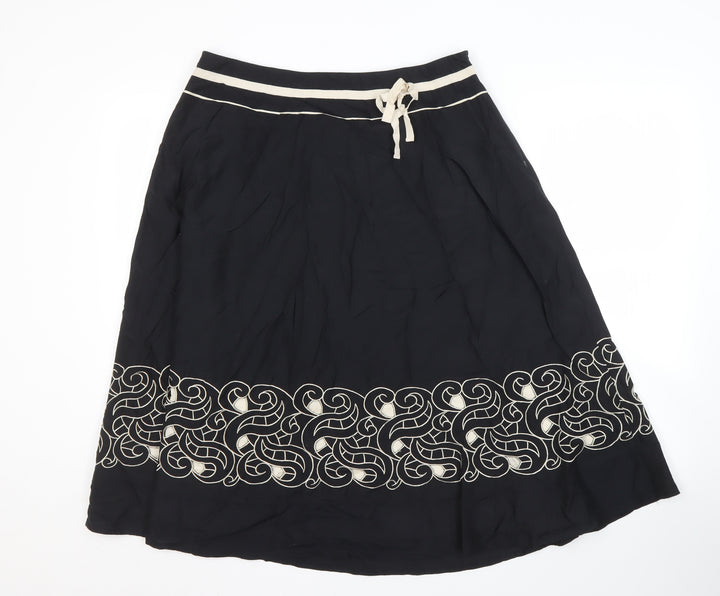 Kaliko Women's Black A-Line Skirt Size 14